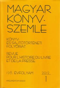 Hungarian Book Review 2012/1–4.